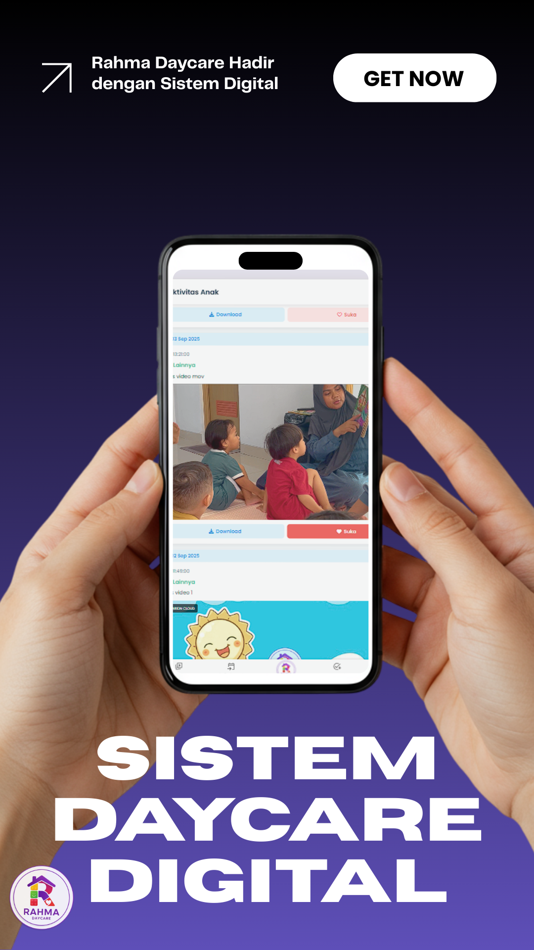 Rahma Daycare Hadir dengan Sistem Daycare Digital Terintegrasi